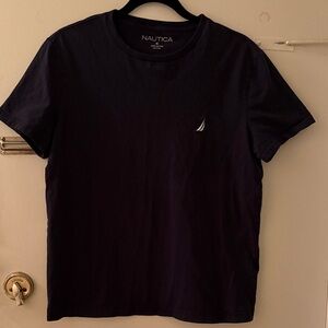 Nautica Men's Black Short Sleeve Tee Size Medium. 100% Cotton. Worn with Love.